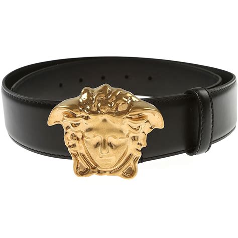 leather GIANNI VERSACE Belts for Men 